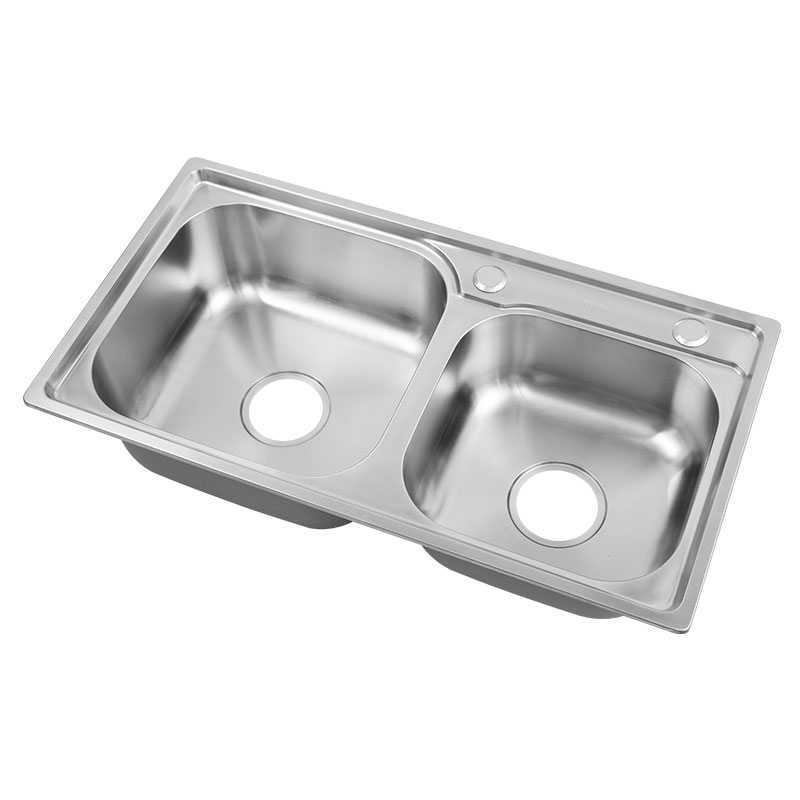 Stainless Steel 2 Bowl Kitchen Sink