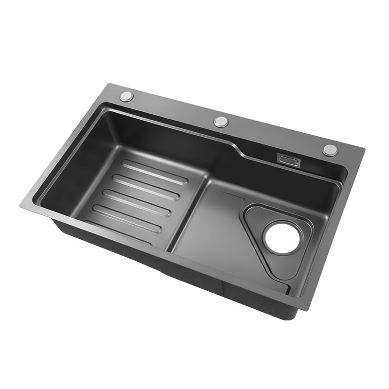 Black Single Bowl Kitchen Sink